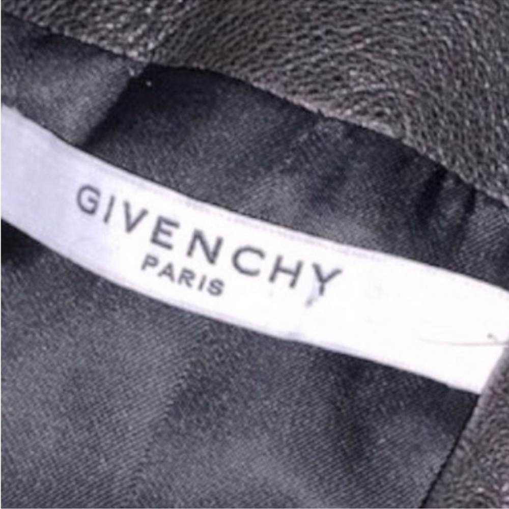 Givenchy Black Leather Biker Jacket - Picture 5 of 7